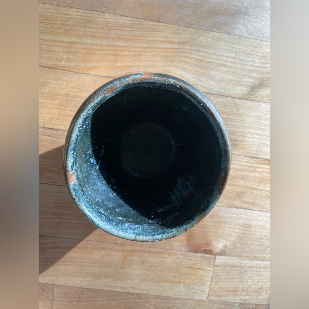 Handcrafted Blue Ceramic Bowl - Picture 3 of 8